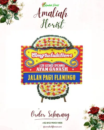 Bunga Papan Congratulation di Masrum
